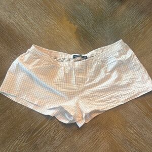Brandy Melville Light Gingham Shorts